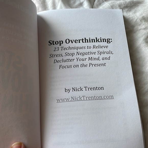 Stop Overthinking by‎ Nick Trenton - Picture 4 of 8